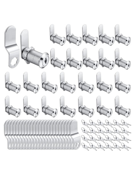 Juego de Cerraduras de Gabinete Kenning 24 Piezas 38mm