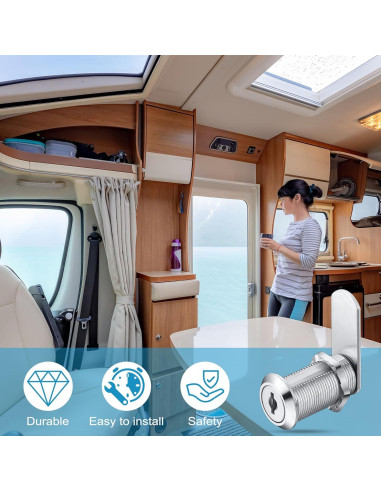 Juego de Cerraduras de Gabinete Kenning 24 Piezas 38mm