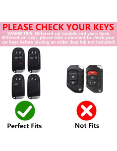 Cubierta de Llave Simocky para Jeep Grand Cherokee - Negro 2