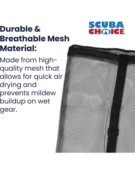 Bolsa de Malla Scuba Choice con Correa de Hombro 63,5x33cm