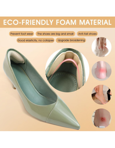 10 Pares Almohadillas para Talones Quadafy Antideslizantes