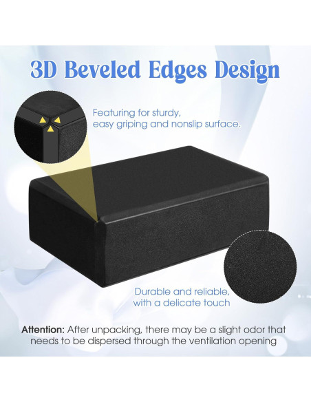 Juego de 5 Accesorios de Yoga RoundFunny - Bloques, Almohadillas y Correa