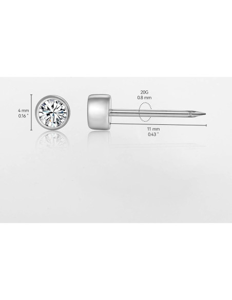 Kit de Perforación de Orejas Limerencia Titanium G23 Hipoalergénico