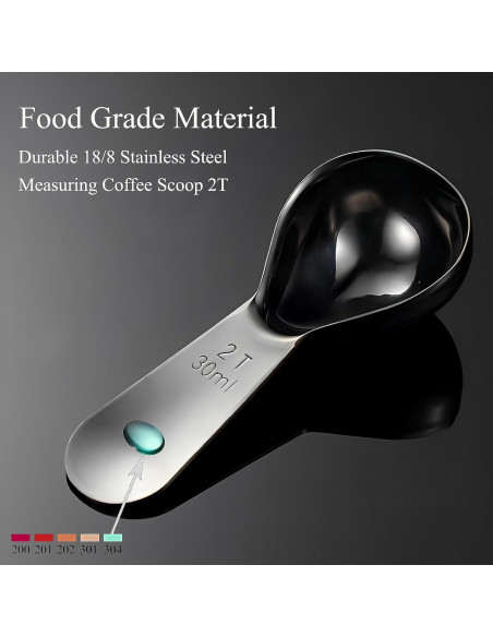 Cuchara Medidora de Café 30ml Acero Inoxidable ITXIYC
