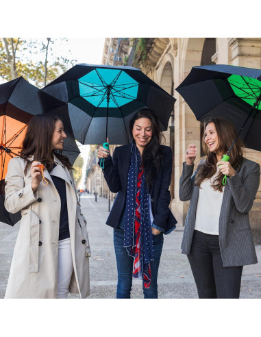 Sombrilla automática compacta Stromberg 106.68 cm a prueba de viento