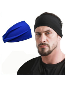 Banda para Correr DEMIL Unisex, Absorbente y Elástica, 11.5 cm