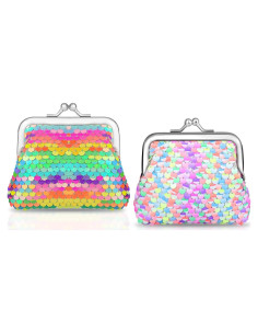 Monedero de Nylon y Lentejuelas 2 Piezas para Niñas