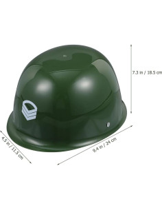 Gorra de Soldado Infantil Verde Juguete para Niños 2