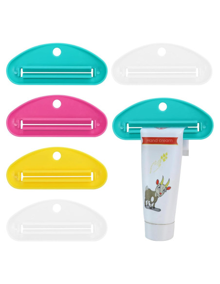 5 Exprimidores de Tubo de Pasta de Dientes SMLBJUTE - Plástico Duradero