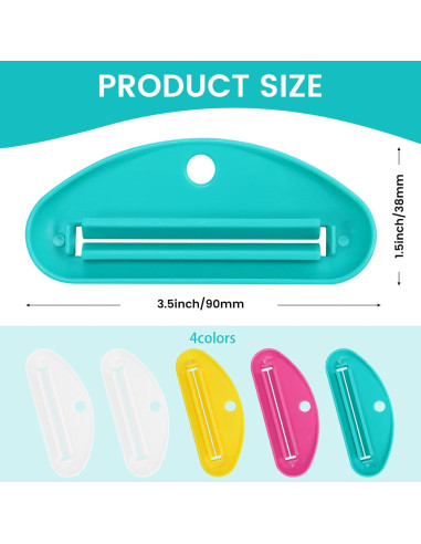 5 Exprimidores de Tubo de Pasta de Dientes SMLBJUTE - Plástico Duradero