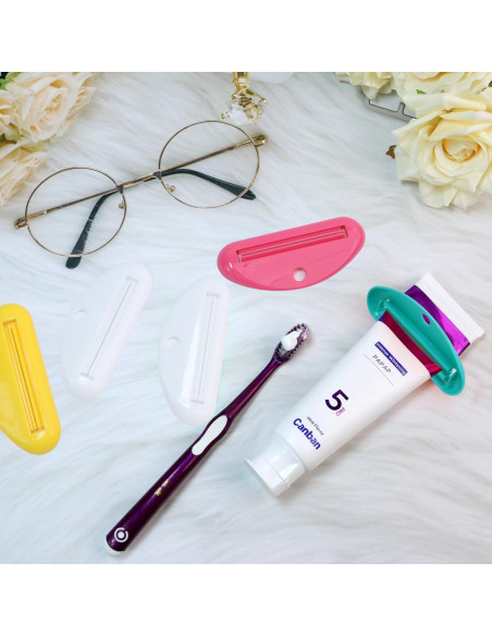 5 Exprimidores de Tubo de Pasta de Dientes SMLBJUTE - Plástico Duradero