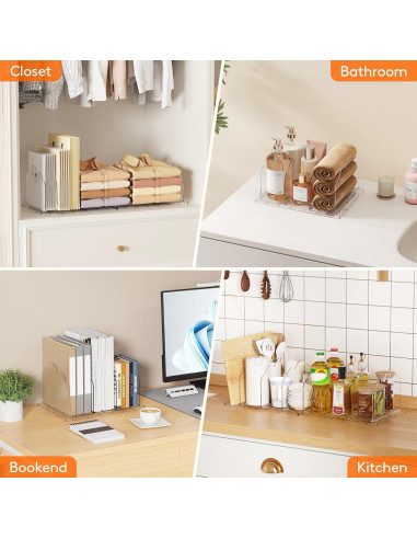 Organizador de Bolsos Lifewit 2 Piezas Ajustables Transparente