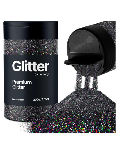 Glitter Holográfico Hemway 200g para Manualidades y Resina