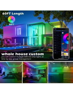 Tiras de Luz LED AILBTON 18 m RGB Control Remoto Bluetooth 2
