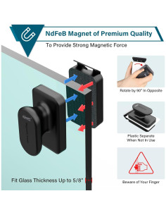 Limpiador Magnético para Acuarios Hygger HG068 - 12.6 cm 2