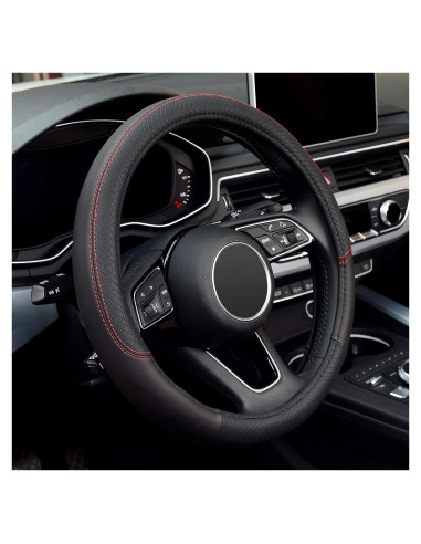 Funda de Volante LABBYWAY Universal 37-39 cm Cuero Negro