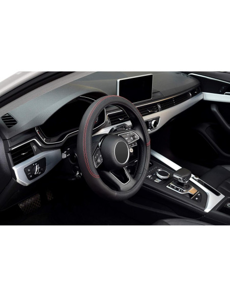 Funda de Volante LABBYWAY Universal 37-39 cm Cuero Negro