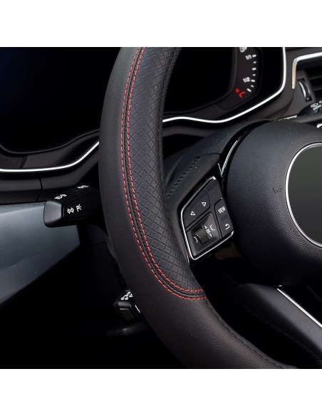 Funda de Volante LABBYWAY Universal 37-39 cm Cuero Negro