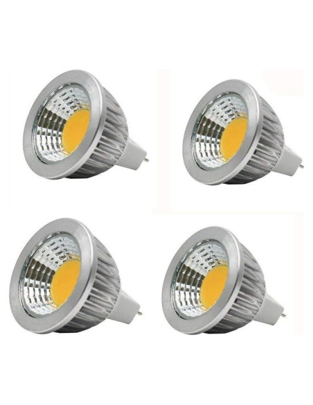 Bombillas LED MR16 GU5.3 JKLcom 3W 330 Lúmenes Blanco Cálido