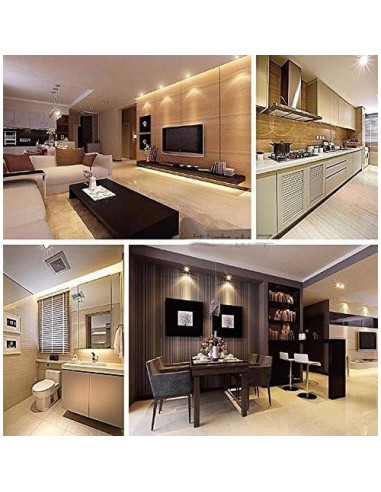 Bombillas LED MR16 GU5.3 JKLcom 3W 330 Lúmenes Blanco Cálido