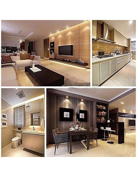 Bombillas LED MR16 GU5.3 JKLcom 3W 330 Lúmenes Blanco Cálido