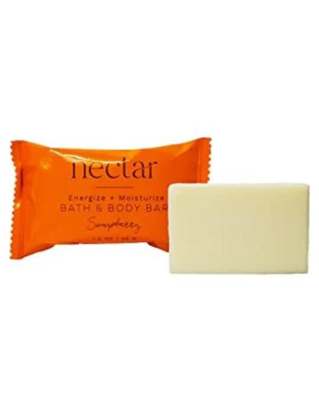 Barra de Baño Nectar - Flor de Naranja Dulce, 25 Unidades, 34g