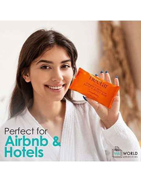 Barra de Baño Nectar - Flor de Naranja Dulce, 25 Unidades, 34g