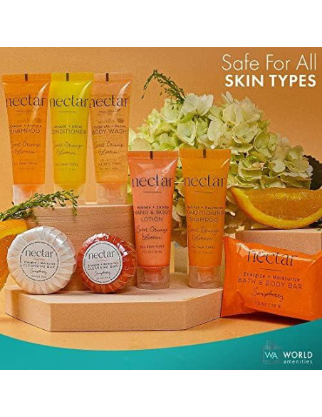 Barra de Baño Nectar - Flor de Naranja Dulce, 25 Unidades, 34g