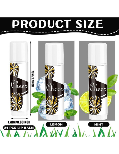 Bálsamo Labial Suttmin 24 Pcs Limón y Menta Hidratante