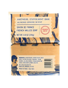 Jabón Exfoliante de Almendra y Jengibre Trader Joe's 2 Barras 249g