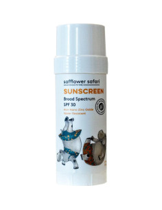 Protector Solar Natural para Bebés Safflower Safari SPF 30 2