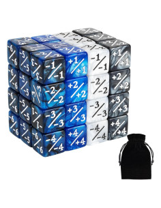 Set de 48 Dados Mágicos de Mármol ORUNI 16 mm para MTG