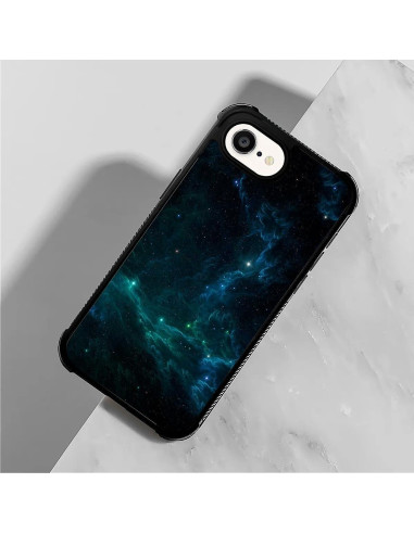Funda para iPhone 16e CARLOCA Luz Espacial Nebulosa Dura