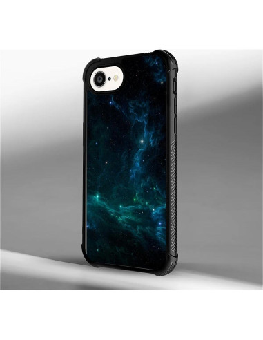 Funda para iPhone 16e CARLOCA Luz Espacial Nebulosa Dura