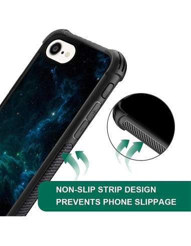 Funda para iPhone 16e CARLOCA Luz Espacial Nebulosa Dura