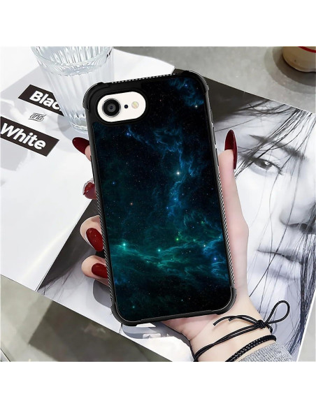 Funda para iPhone 16e CARLOCA Luz Espacial Nebulosa Dura
