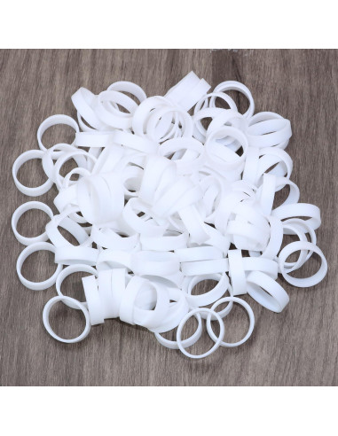 Bridas de Silicona Reutilizables ONLYKXY 100 Piezas 16mm