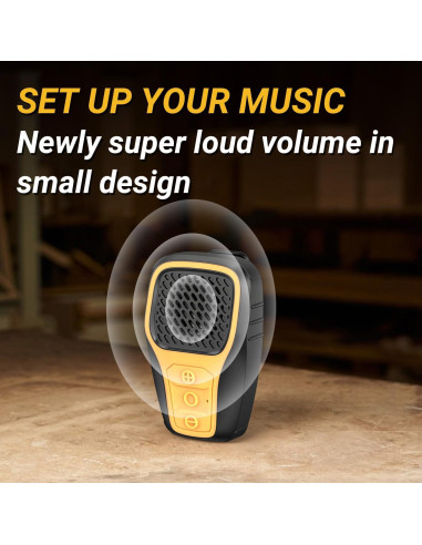 Altavoz Bluetooth Portátil Inwa MZ-628 Impermeable IP67 Amarillo