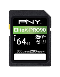 Tarjeta de Memoria PNY 64GB EliteX-PRO90 UHS-II 300MB/s