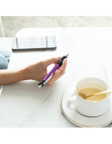 Bolígrafos Retráctiles MiSiBao Tinta Negra 1mm 12 Unidades