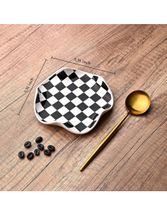 Soporte para Cuchara Koythin Cerámica 12.7 cm Diseño Floral 2