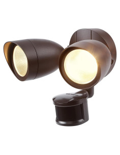 Luz de Inundación LED LEONLITE con Sensor de Movimiento 1400lm