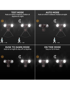 Luz de Inundación LED LEONLITE con Sensor de Movimiento 1400lm 2