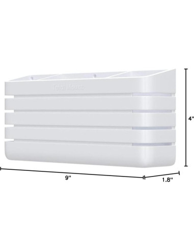 Soporte de Control Remoto TotalMount Blanco Premium para 4 Controles