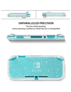 Funda Protectora DLseego para Nintendo Switch Lite TPU Brillante 2