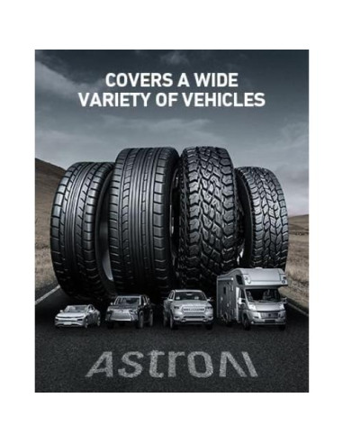 Compresor de Aire AstroAI 12V Portátil 160 PSI con Luz LED