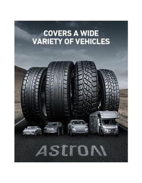 Compresor de Aire AstroAI 12V Portátil 160 PSI con Luz LED