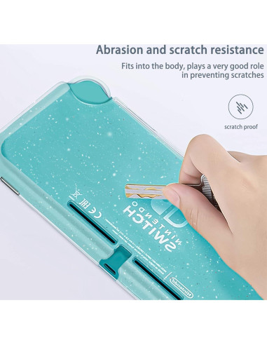 Funda Protectora DLseego para Nintendo Switch Lite TPU Brillante