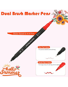 Set de 36 Marcadores Doble Punta K.CINE Multicolor 320g 2