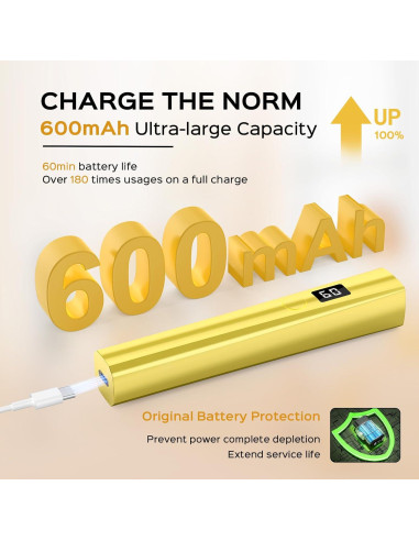 Lámpara de Uñas UV Hoonyn NL-003-HN 5W Portátil Dorado